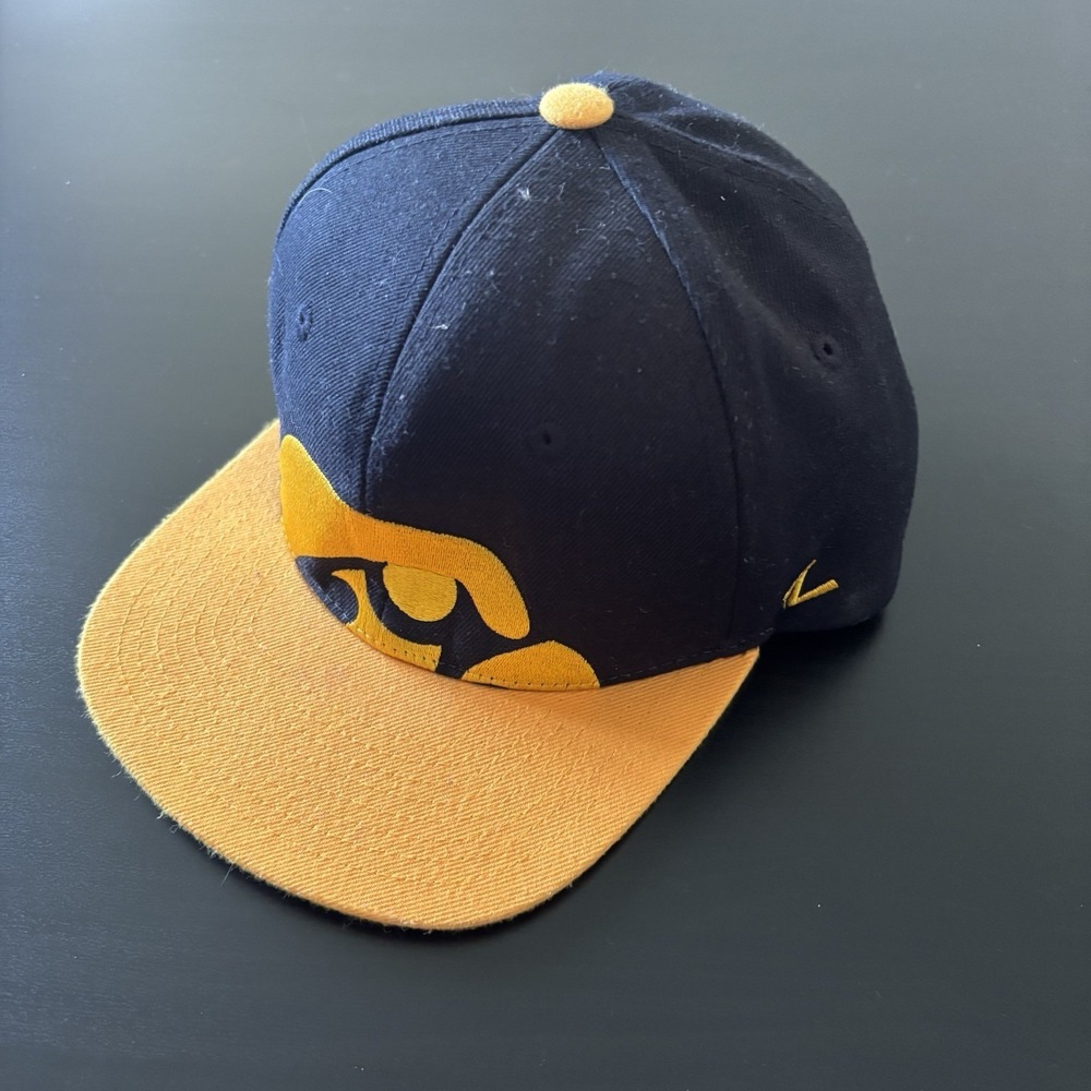 Iowa Hawkeyes Flat‎ Brim SnapBack Hat Zephyr Z Hats OSFM Black Yellow
